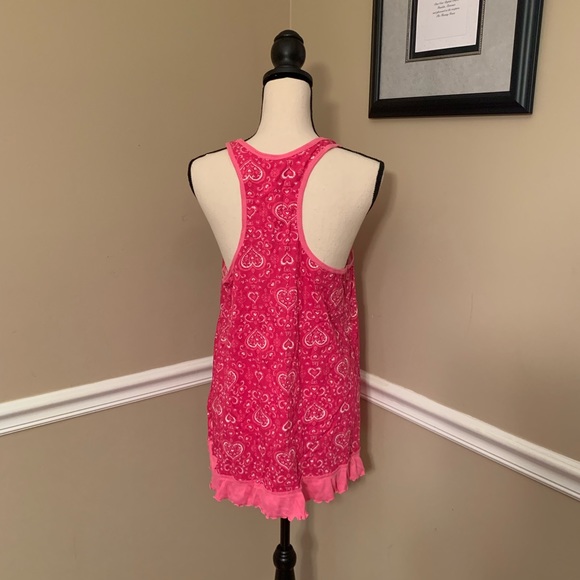 CUTE L.e.i. hot pink nightie w/ hearts - Picture 2 of 2